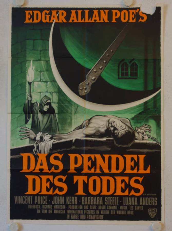 The Pit and the Pendelum original release german movie poster